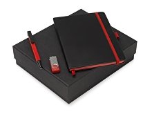 Подарочный набор «Q-edge» с флешкой, ручкой-подставкой и блокнотом А5 Подарочный набор «Q-edge» с флешкой, ручкой-подставкой и блокнотом А5
