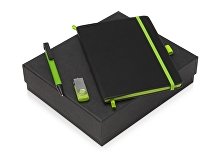 Подарочный набор «Q-edge» с флешкой, ручкой-подставкой и блокнотом А5 Подарочный набор «Q-edge» с флешкой, ручкой-подставкой и блокнотом А5
