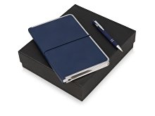 Подарочный набор «Silver Sway» с ручкой и блокнотом А5 Подарочный набор «Silver Sway» с ручкой и блокнотом А5